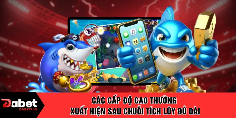 Các cấp độ cao thường xuất hiện sau chuỗi tích lũy đủ dài