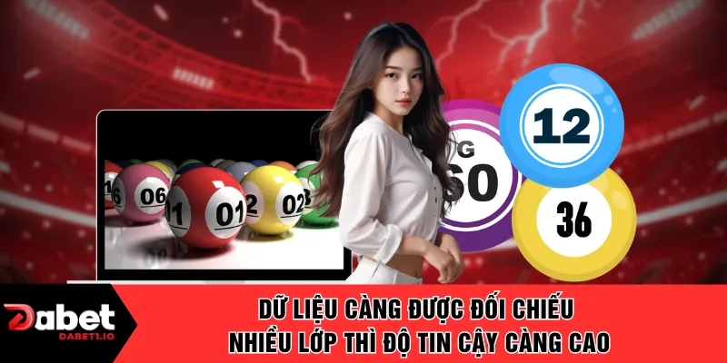 Dữ liệu càng được đối chiếu nhiều lớp thì độ tin cậy càng cao
