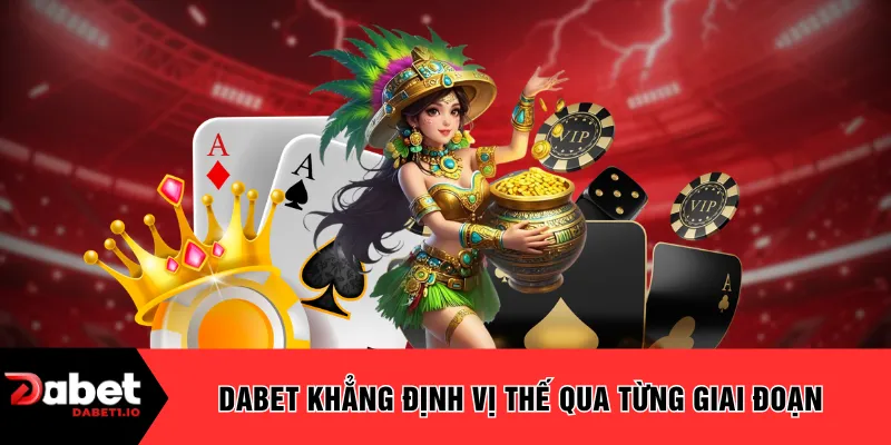 DABET khẳng định vị thế qua từng giai đoạn